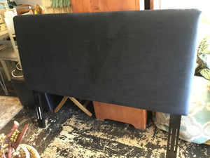 Full New Ultra Suede Black Headboard