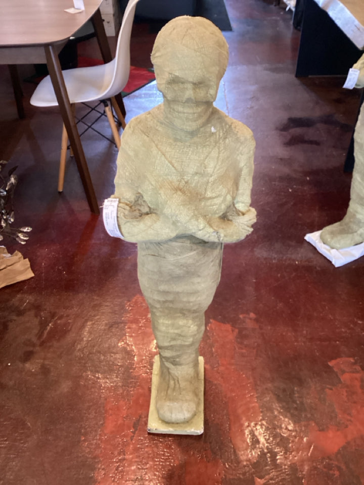 Halloween Gray Mummy As Is Holiday Item