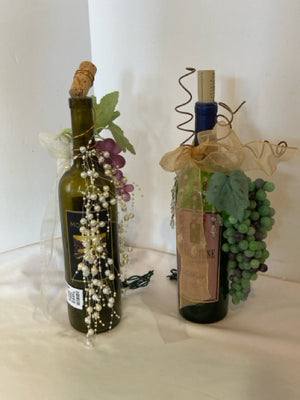 Night Light Beads Wine Bottle Pair Holiday Item