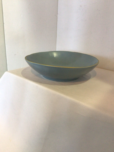 Place & Time Blue Ceramic Bowl