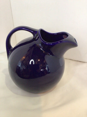 Hall Blue Ceramic Pitcher