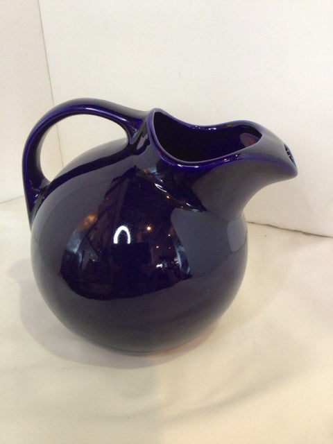 Hall Blue Ceramic Pitcher