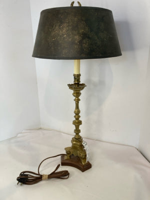 Vintage Bronze/Black Metal Lamp