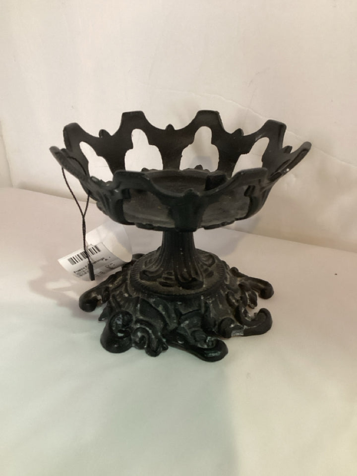 Vintage Black Metal Candleholder(s)