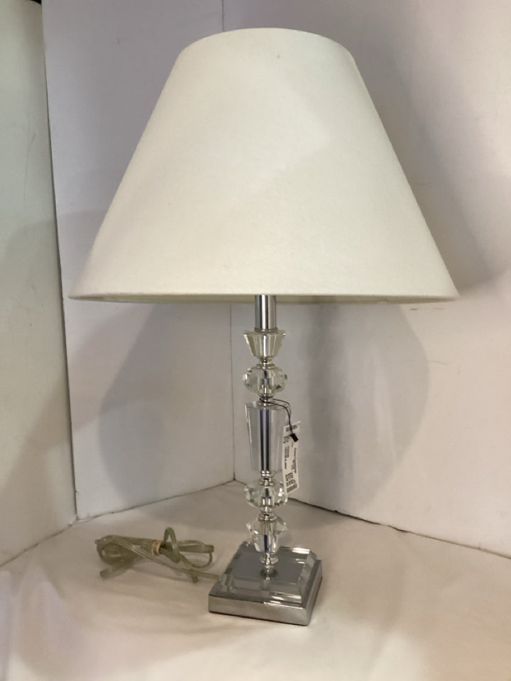 Clear Lucite Lamp