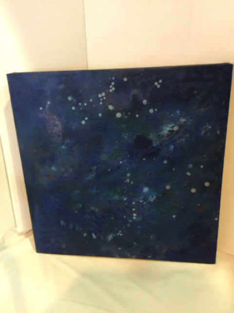 Original Blue Stretch Canvas Art