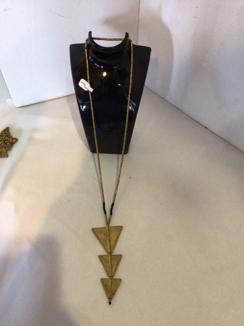 Gold Triangle Necklace