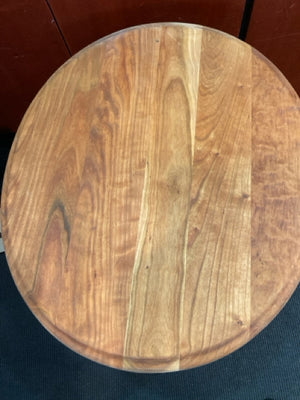Side Wood Brown/black Table