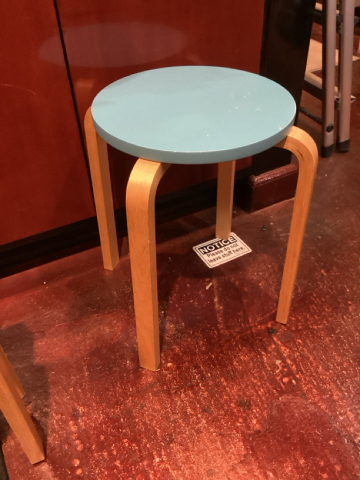 As Is Side/End Blue Table