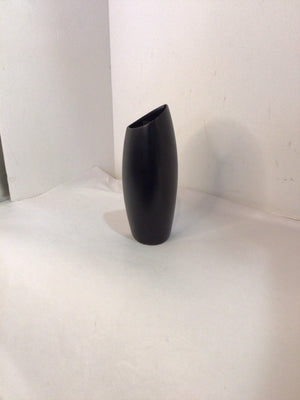 Abstract Black/Pink Metal Vase