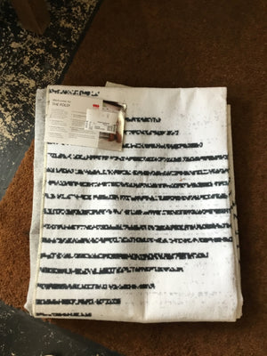 nuLoom Washable Polyester White/Black Rug