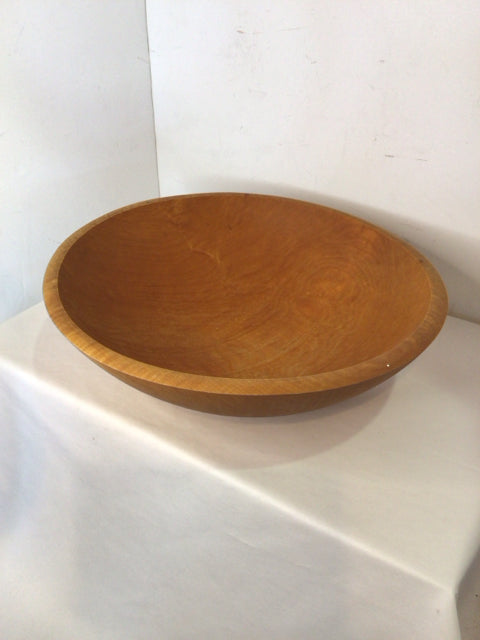 Light Wood Wood Bowl