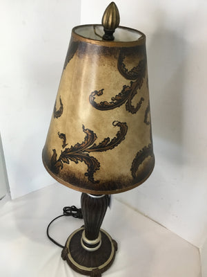Black/Brown Resin Lamp
