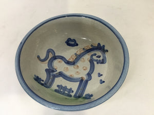 Gray/Blue Pottery Bowl