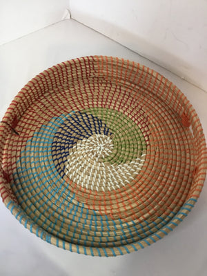 Multi Plastic Round Tray