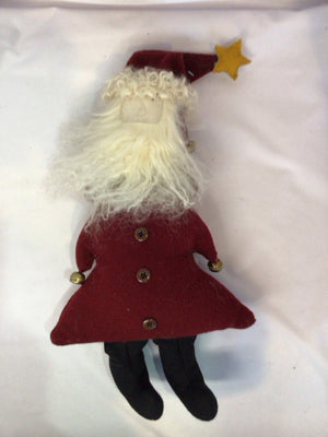 Santa Red Felt Holiday Item