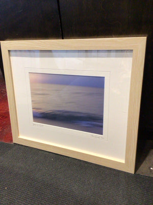Signed Gray/blue Framed Art