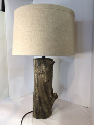 Brown Resin Log Lamp