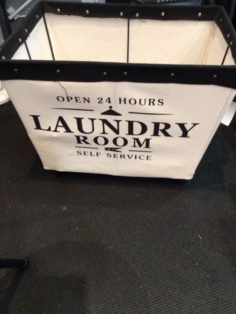 Laundry Canvas Wheel Basket