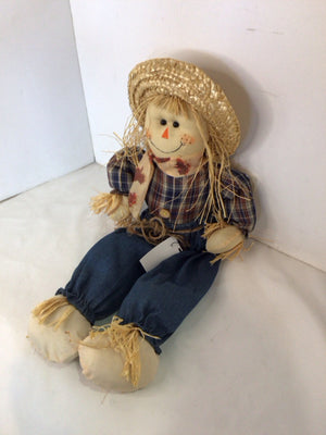 Halloween Multi-Color Cloth Scarecrow Boy Holiday Item