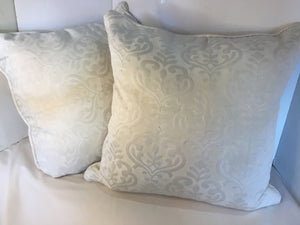 White Cotton Pair Down Filled Pillow Set