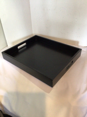 Black Wood Handles Tray