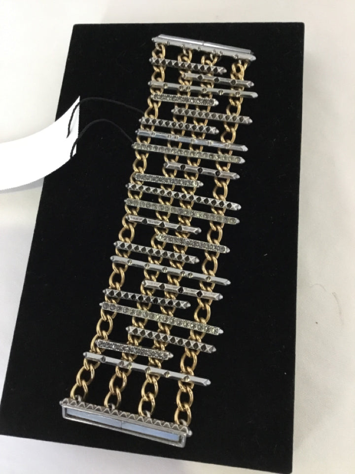 Silver/Gold Magnetic Bracelet