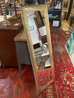 Gold Hammered Mirror