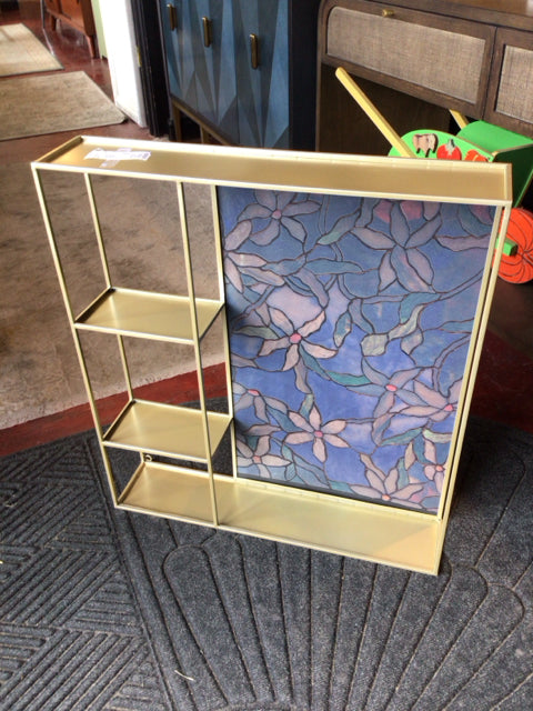 Hanging Gold Metal Shelf