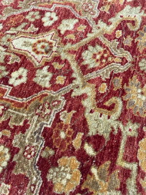 Throw Print Orange/Cream Rug