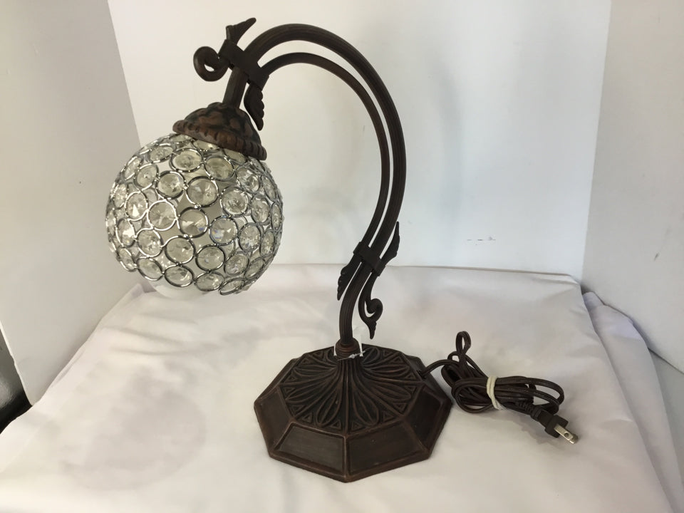 Bronze Metal Arched Lamp