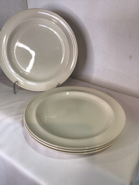 Wedgwood Set of 4 White Ceramic Plate Set