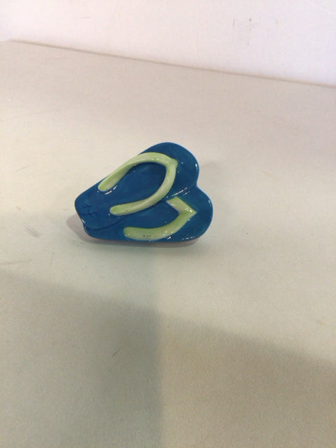 Nora Fleming Blue Ceramic Sandles Misc