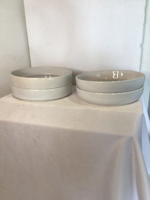 Threshold Set of 4 White Bowl Set