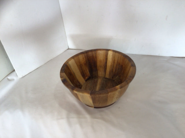 Threshold Brown Wood Bowl