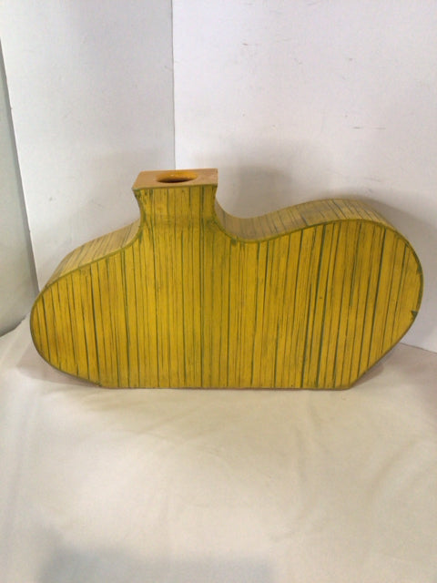 Modern Yellow Bamboo Vase