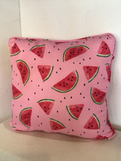 Outdoor/Outside Pink Watermelon Pillow