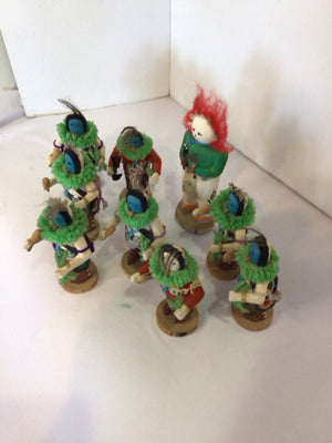 Bag of White Kachina Figurine
