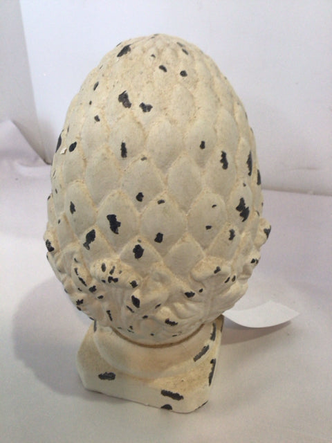 White Plaster Artichoke Statue