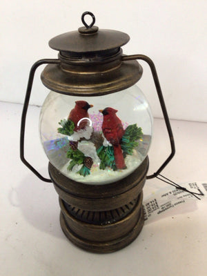 Christmas Red/Green Snowglobe Lanterns Holiday Item