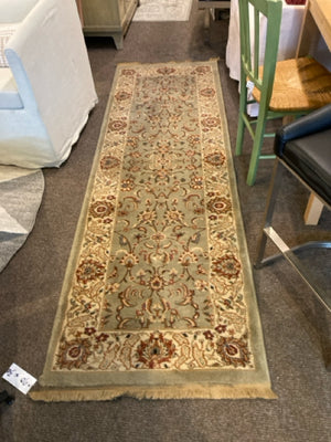 Runner Wool & Cotton Lotus As Is Sage Rug