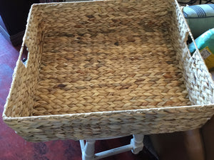 Natural Seagrass Handles Basket