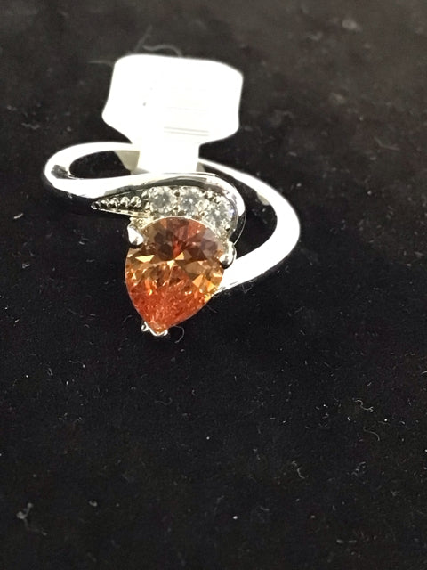 Silver Rhinestone Ring