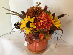 Fall Multi-Color Centerpiece Faux Flowers