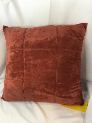 Down Red Velvet Pillow