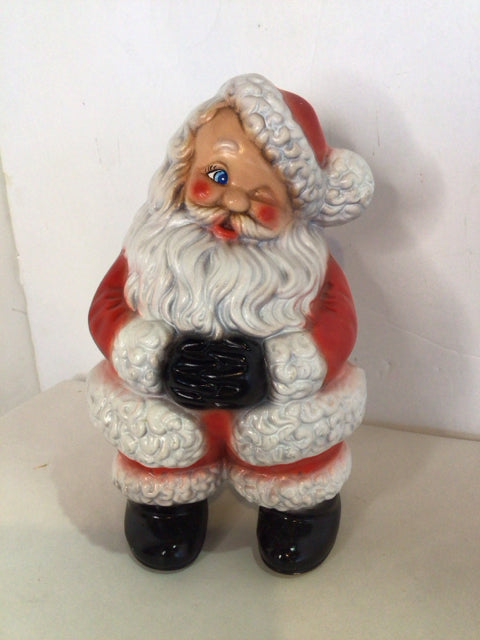 Statue Ceramic Santa Holiday Item