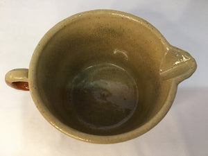 Watt Pottery 1930's Orange Pottery Hammered Pitcher