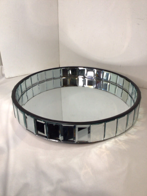 Modern Mirror Round Tray