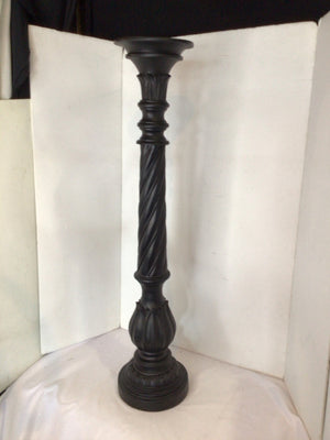 Black Resin Candle Stick