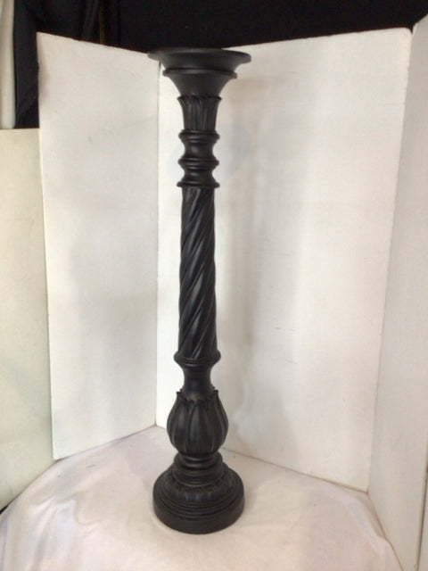 Black Resin Candle Stick